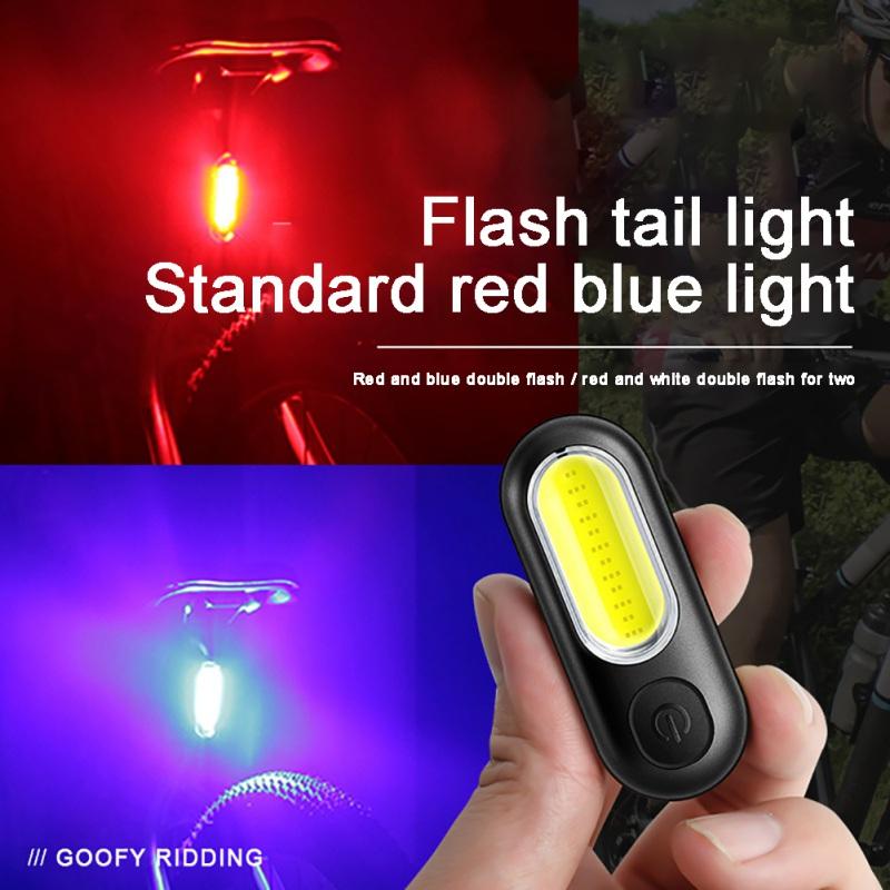 

Bicycle Rear Light Cob Bicycle Led Light Rechargeable USB Safety Taillight Cycling Waterproof Tail Light.1