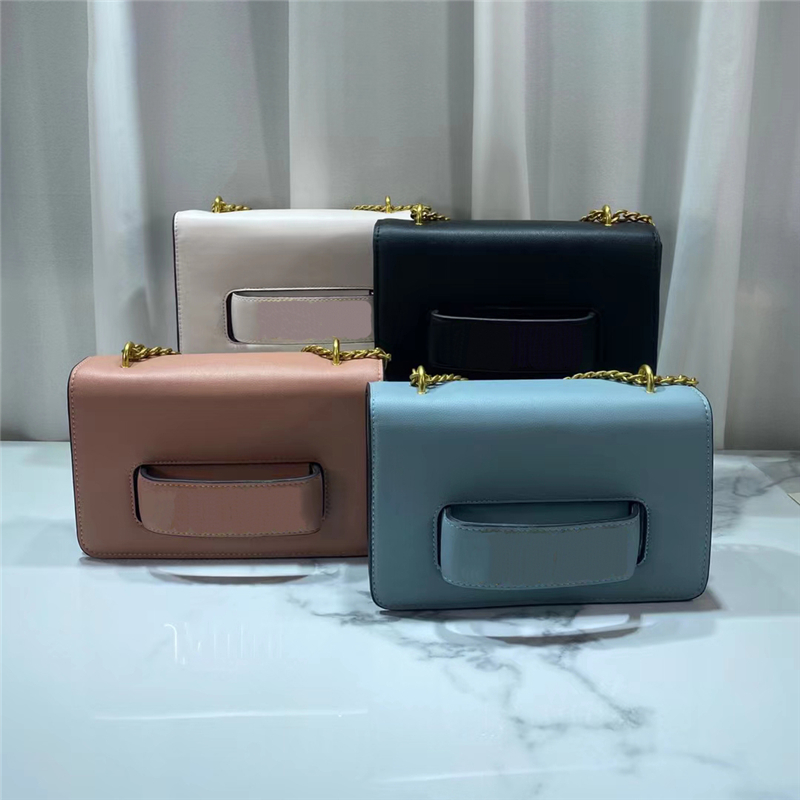 

Latest Designer Shoulder Flap Bag for Women Handbag Purse With Chain Ladies Fashion FlapTop Quality Wallet Crossbody Bags, Blue