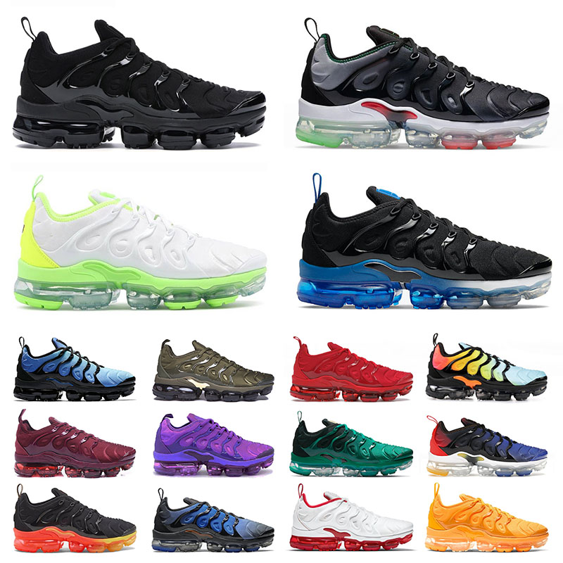 

2021 Authentic Tn Plus Black Royal Mens Sports Shoes Tns Triple White Yolk Womens Trainers Atlanta Berry Fireberry Knicks Vibes Dary Blue Sneakers Jogging, A15 sunset 40-47