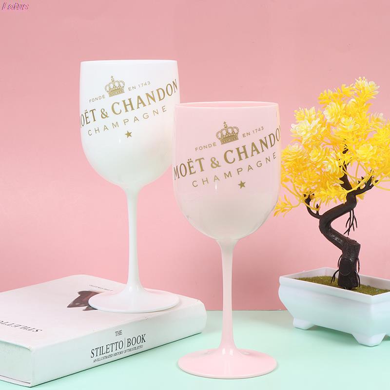 

Disposable Cups & Straws 1 PC 16oz Party Plastic Goblet Champagne Cupplastic Red Wine Cup PP Food Grade