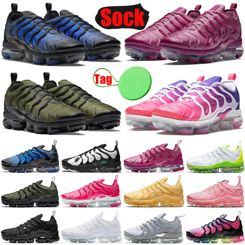 

With Sock Tag tn plus men running shoes triple black white Hyper Blue Swingman mens trainers sports sneakers discount, #5