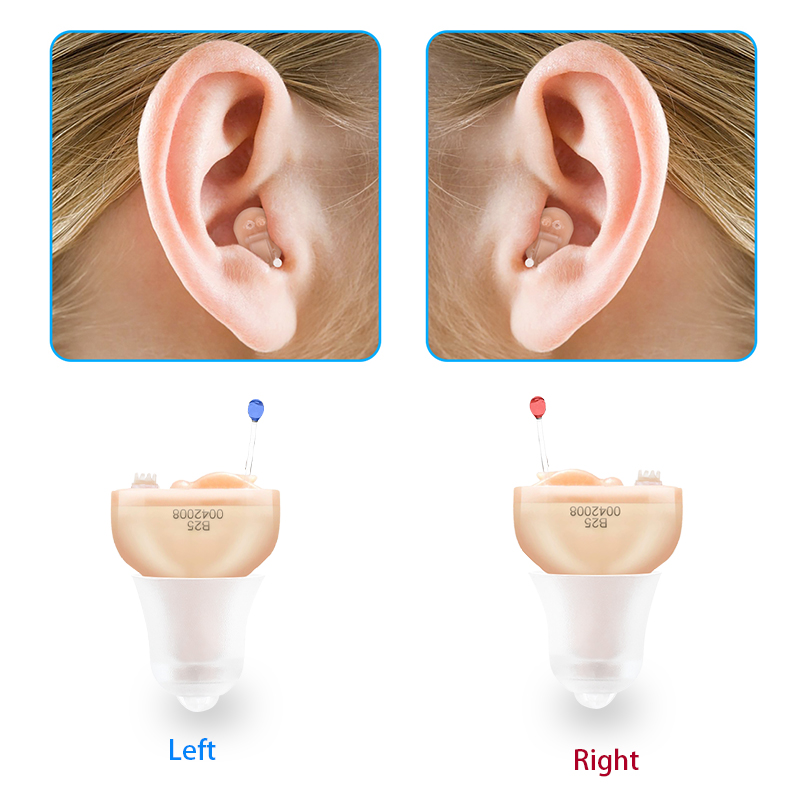 

Hearing Aids Audifonos Small Inner Ear Invisible Hearing Aid B25 ITC Mini Inside The Ear Sound Amplifier DeviceScouts