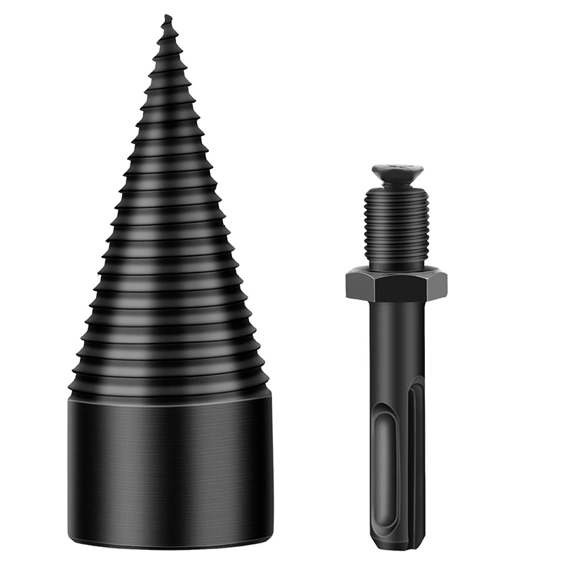 

15%off Hex Shank Firewood Splitter Machine Drill Garden Supplies Wood Cone Reamer Punch Driver Step Drill-Bit Split Drilling Tools woodworking-tools