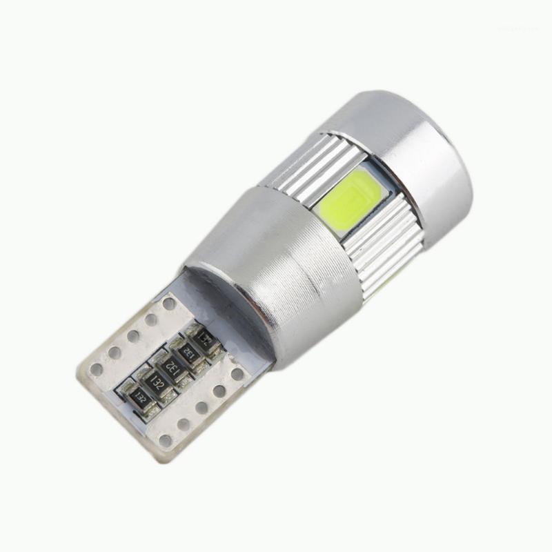 

Emergency Lights T10 12V 6000K 6-LED Car License Plate Door Side Light Lamp (White)