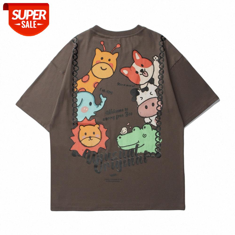 

Graffiti printed short-sleeved T-shirt men's creative fun loose round neck five-point sleeve half #tt2v, White;black