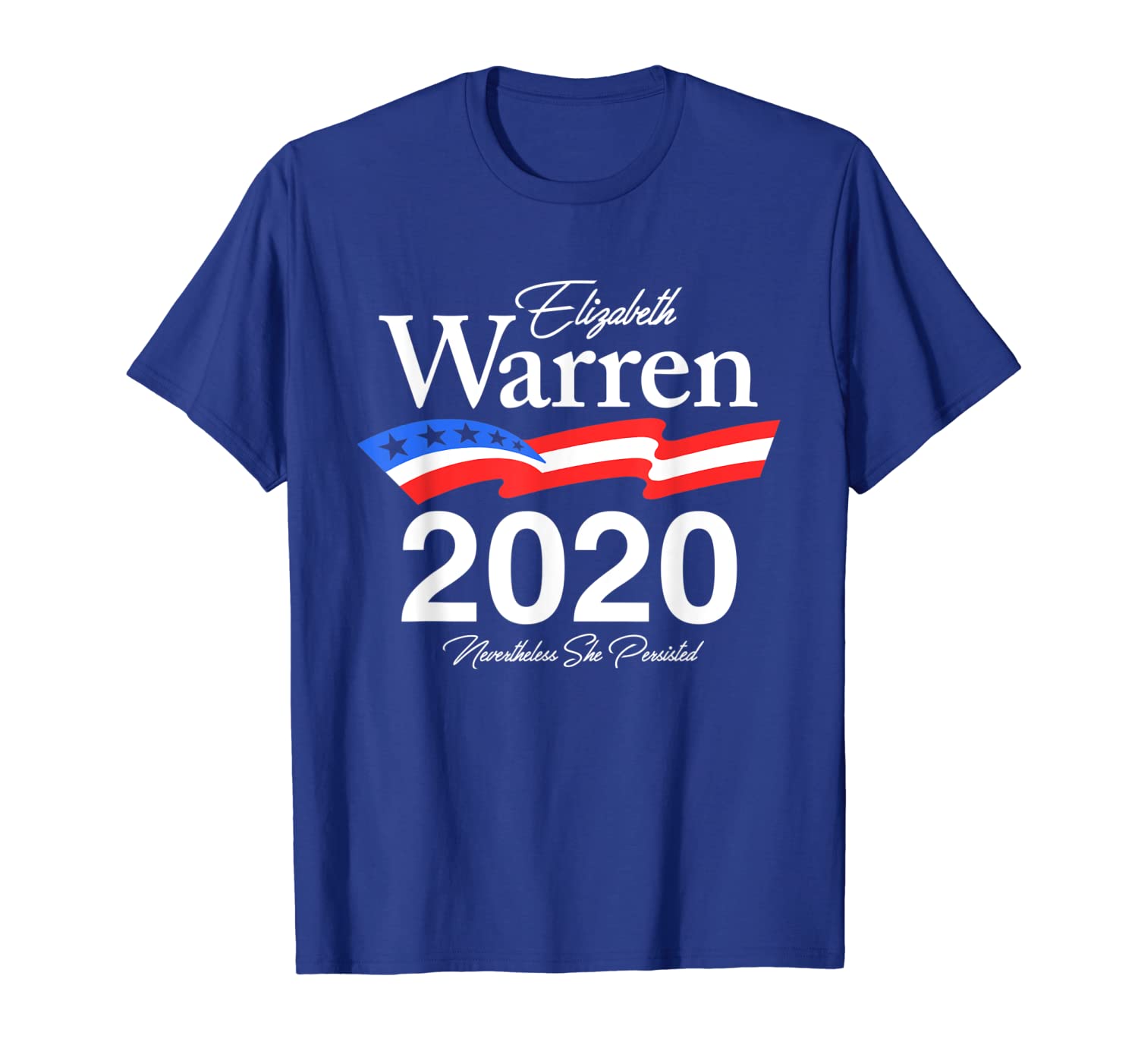 

elizabeth warren 2020 nevertheless she persisted t-shirt, White;black