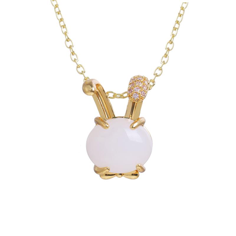 

Chains Bettyue Arrival Cute Ingenious Design Necklace For Women&Girls Lovely Two Ear Appearance Jewelry Charming Shiny Oranment