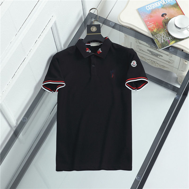

QTT69 Mens Stylist T Shirt Embroidery Letter Men Women High Quality Summer Cotton Short Sleeves Couples Casual T Shirt Polo 2 Colors, White;black