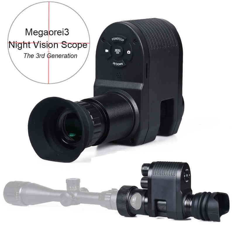 

Digital IR Night Vision Monocular Infrared Scope Camera Video Photo Recording for Riflescope Optical Sight NV007 Hunting Camera H1209