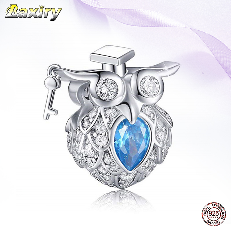 

New Charm 925 Sterling Silver Zircon Beads Fit Women Charms Silver 925 Original 2020 Necklace Bracelet Beads For Jewelry Making Q0531