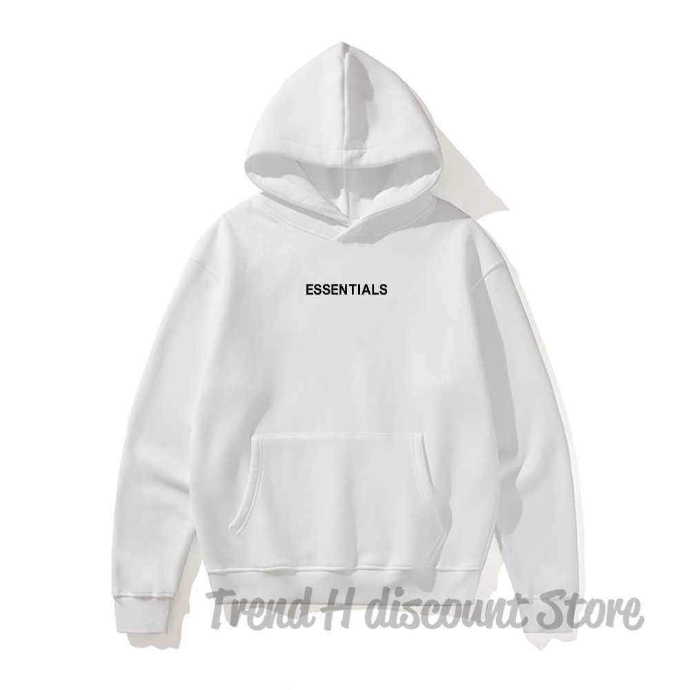 

ESSENTIALS Hoodie Men Women loose Best-quality essentials Sweatshirts kanye west ovesized hip hop cotton ESSENTIAL pullover H0831, 31