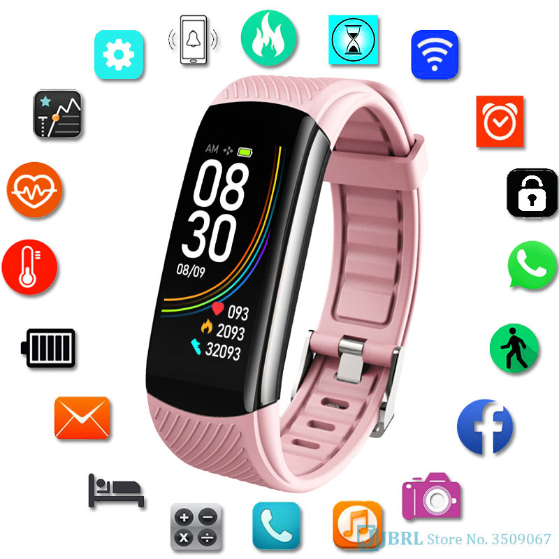 

Fashion Sport Smart Watch Women Men Ladies Wrist Watch For Andriod Ios Smart Clock Fitness Tracker Waterproof Smartwatch hoursg, White 1