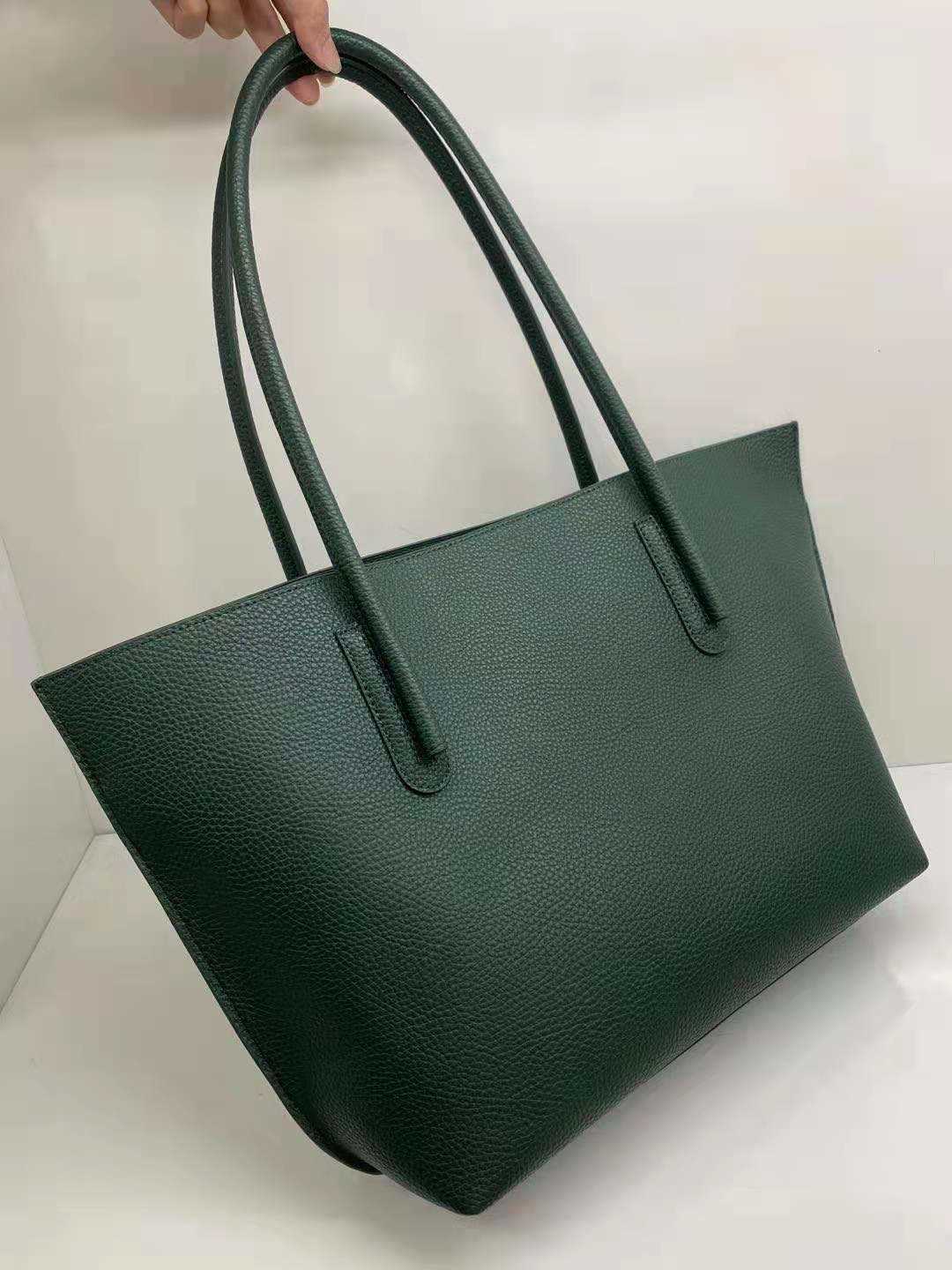 

This year's popular high-level feeling bag women's summer 2021 new fashion net red commuter One Shoulder Tote Bag with large capacity, Green