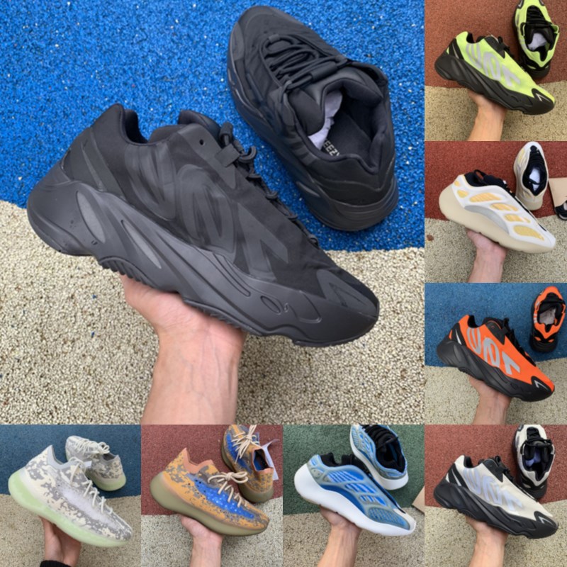 

700 v2 V3 Runner 2021 New Orange Phosphor Bone Mens Women Carbon Teal Blue Static Sports inertia Vanta Running Shoes men Sneakers 36-45, White;red