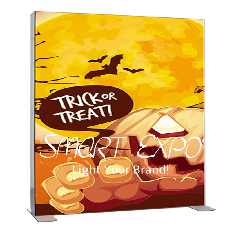 200x200cm Advertising Display Seg Free Standing Double Side LED Fabric Light Box with Custom Graphic Printing-image-696919020