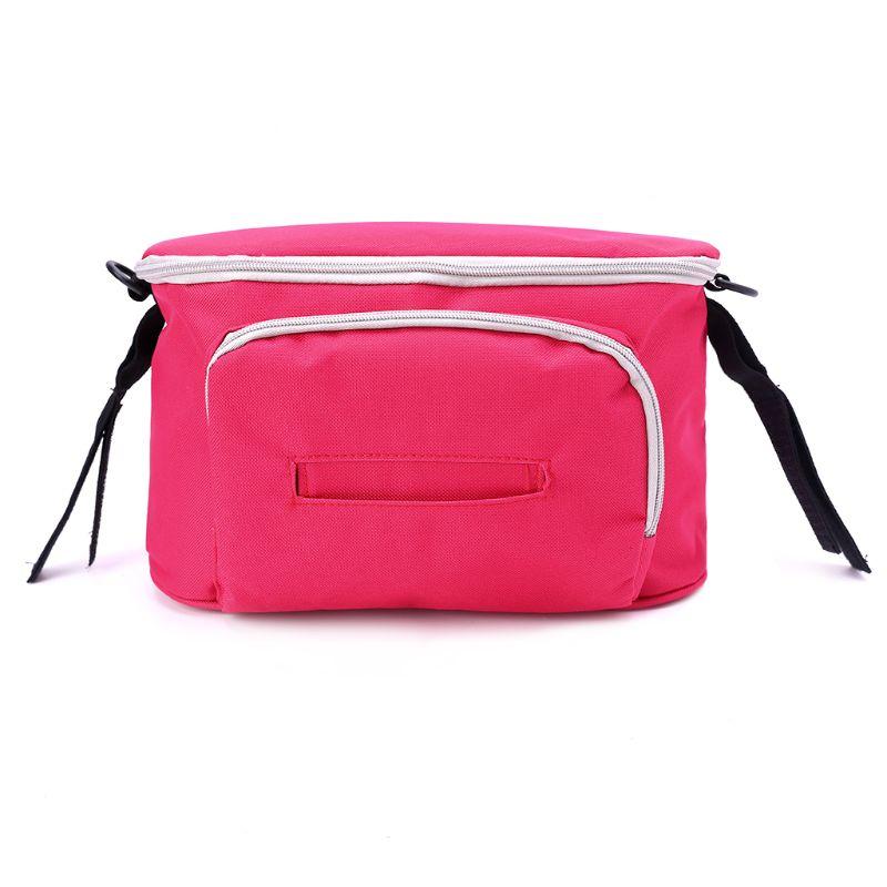 

Stroller Parts & Accessories Universal Baby Organizer Bag With Adjustable Shoulder Strap And Wipe Access Pocket For Mom T5EC