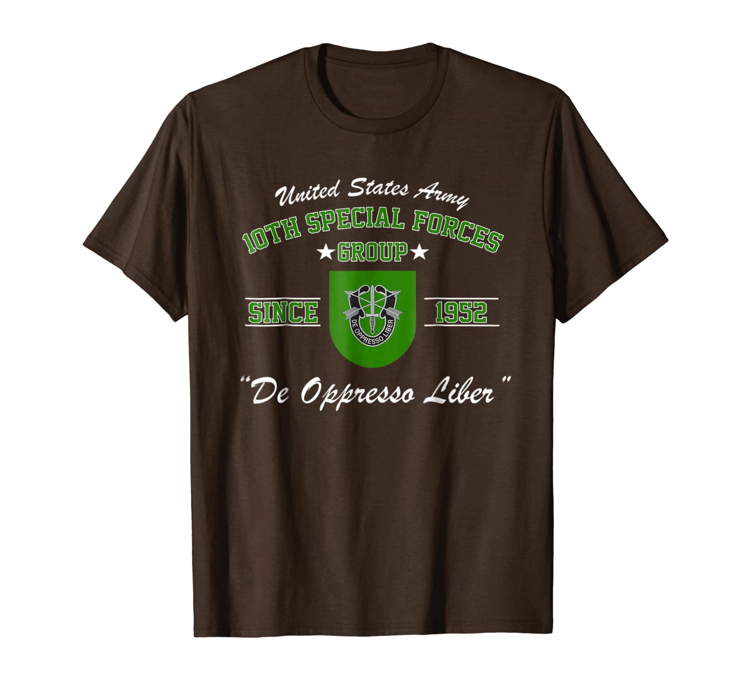 

10th special forces group sfg shirt, White;black