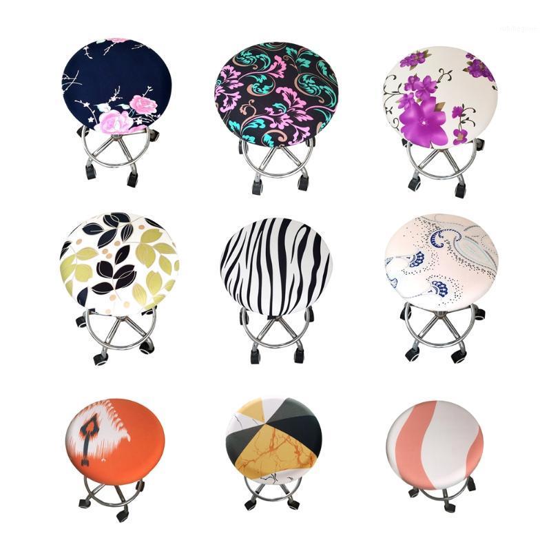 

Colors Universal Stretch Stool Slipcovers Soft Polyester Chair Seat Cushion Cover Pub Bar Covers Washable Removable