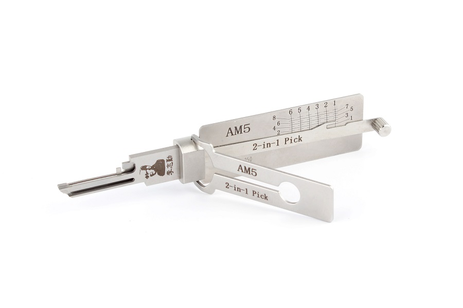 

Original lishi AM5 2 in 1 Lock Pick for Open Locksmith Door House Key Opener