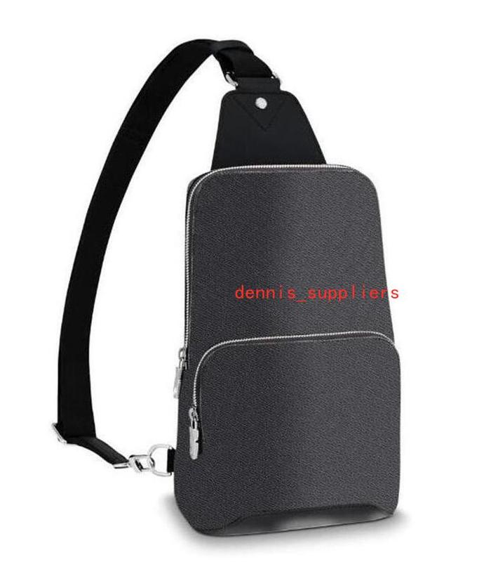 

TOP Quality AVENUE SLING BAG Designer Fashion Men's CROSS BODY Canvas Leather Sporty Casual Messenger Small Shoulder BA, With logo