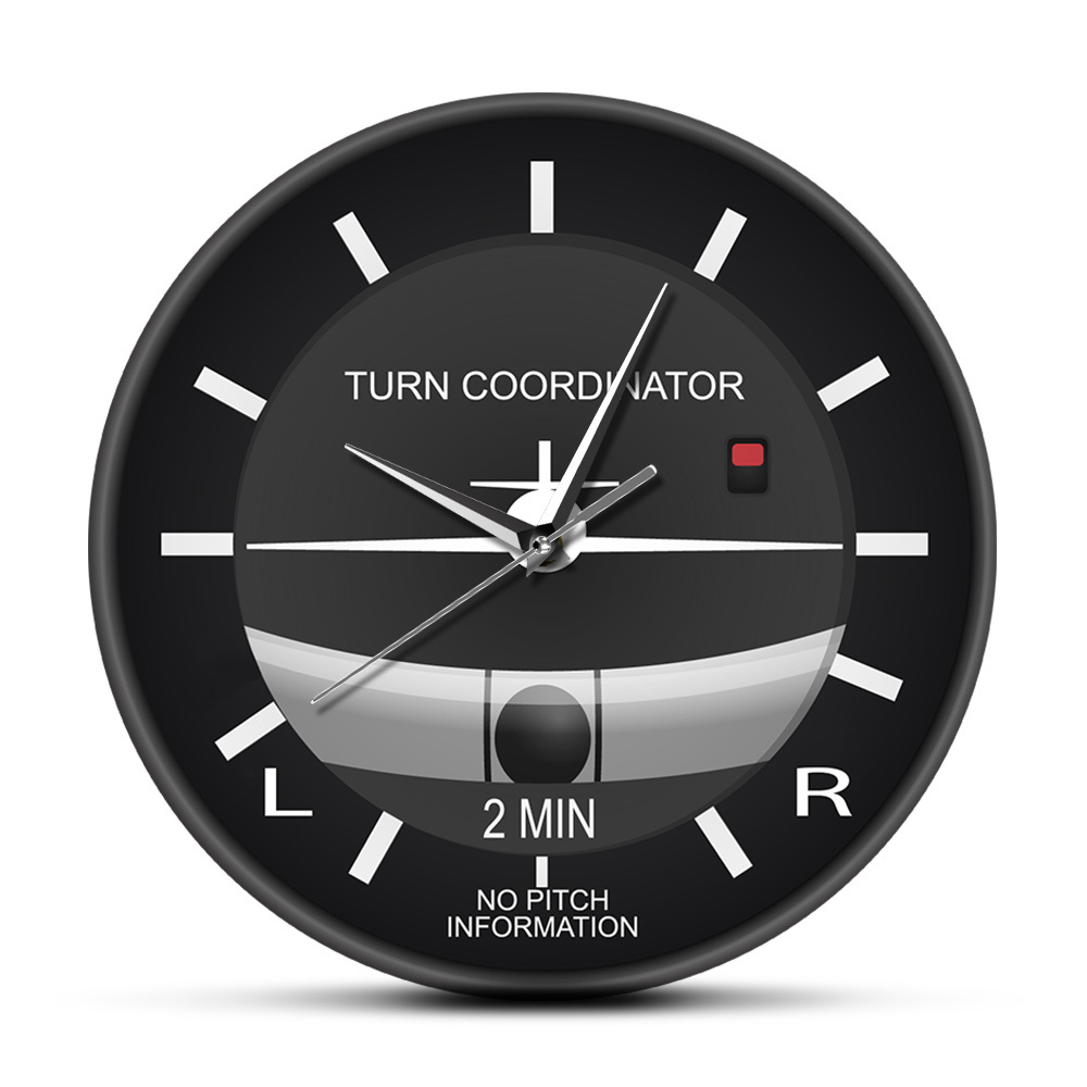 

Aviation Classic Silent Non Ticking Wall Clock Aircraft Cockpit Style Face Wall Clock Airplane Instrument Timepiece Pilots Gift 210309