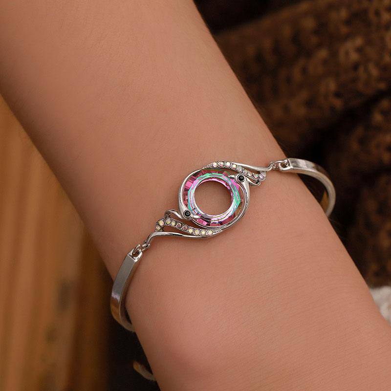 

Link, Chain Korean Style Chic Colorful Loop Simple Design Bridesmaid Jewelry Women Elegant Bracelet Girlfriend Gift Ideas