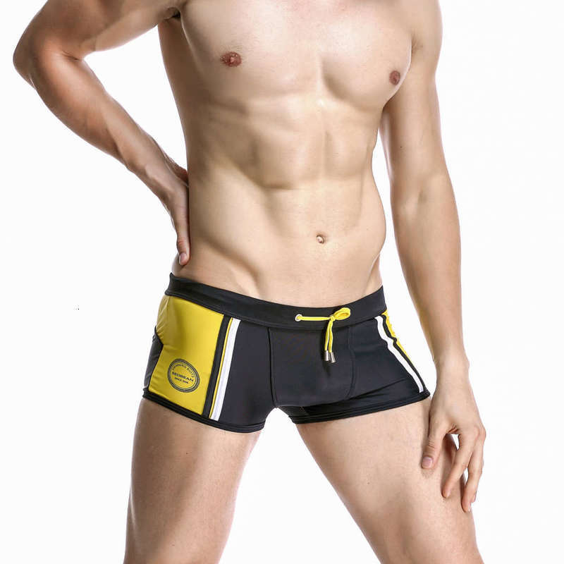 

breathable swimwear men men's swimsuits trunks boxer briefs swim suits maillot beach shorts