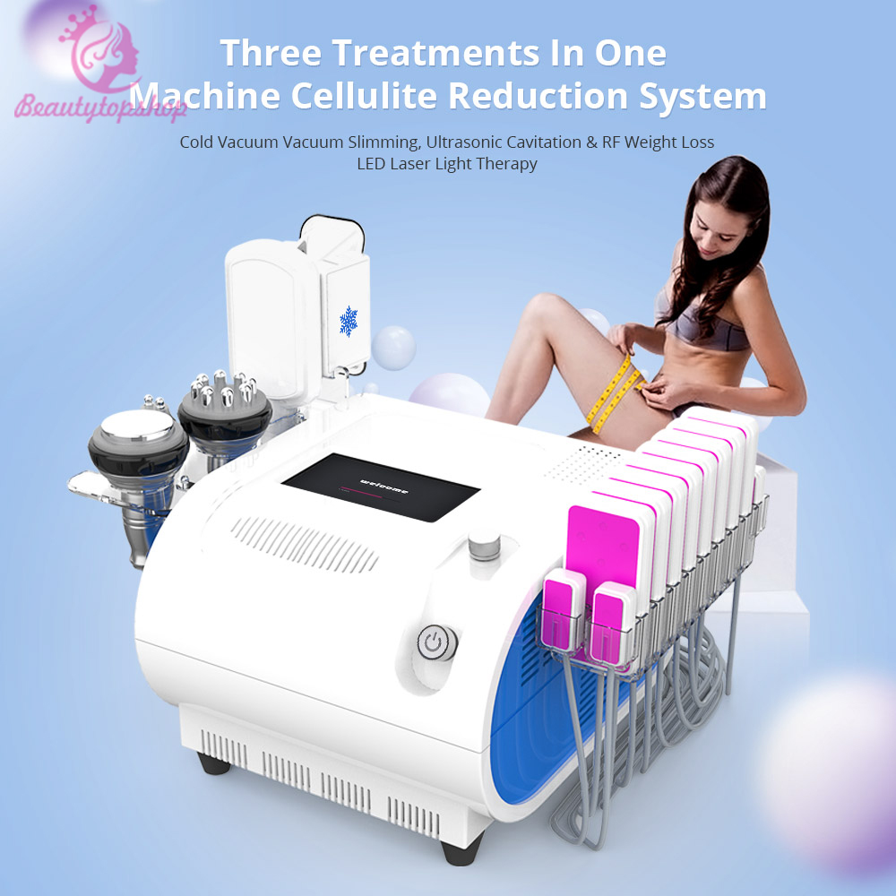 

Professional Cooling Slimming Machine 10Pcs Free Membranes Fat Freezing Cellulite Removal Cold Treatment for Spa and Home