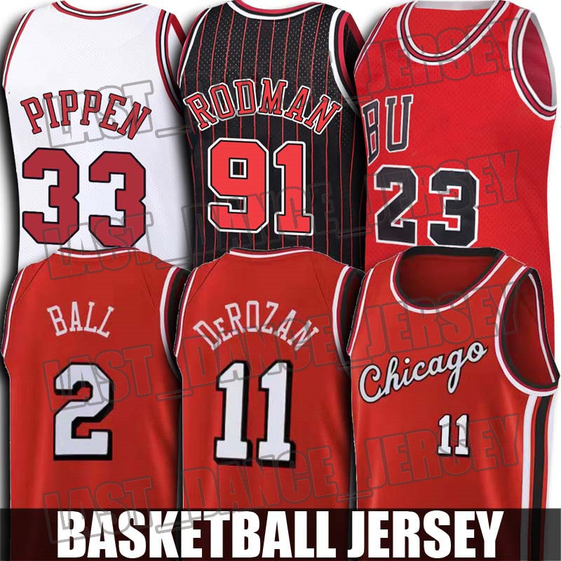 

Demar 11 DeRozan Lonzo 2 Ball Jersey Zach Derrick LaVine Rose Chicagos Basketball Bull Retro 23 Michael Dennis 91 Rodman Scottie 33 Pippen Jerseys, Please choose green number