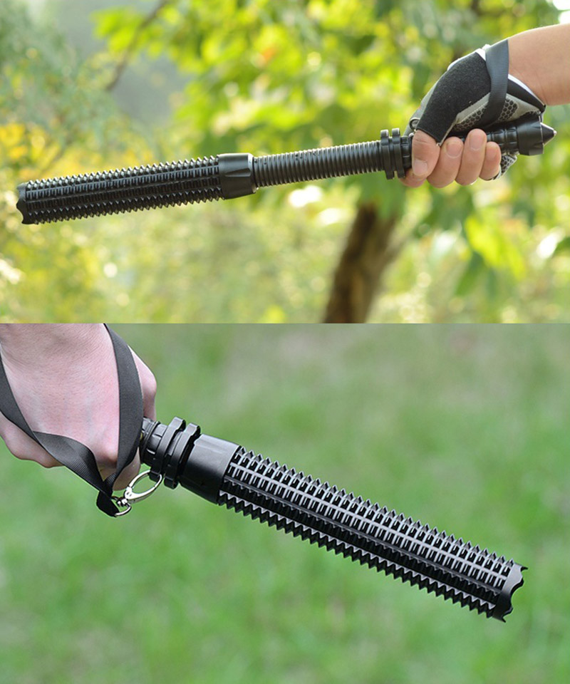 

wholesale Led flashlight 2000 lumens CREE Q5 Adjustable zoom Self defense Tactical light torch for 18650 or AAA battery ottie