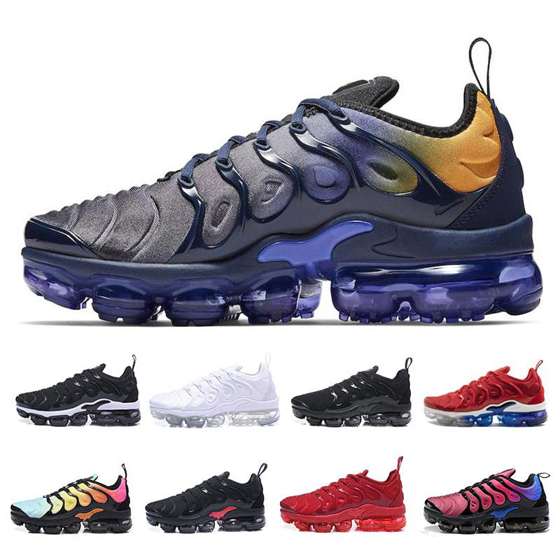 

wholesale TN Plus Mens casual shoes Sherbet Pink Sea Triple Black White Red Voltage Purple USA Lemon Lime Bumblebee Be True Trainers Sports Sneakers 36-46