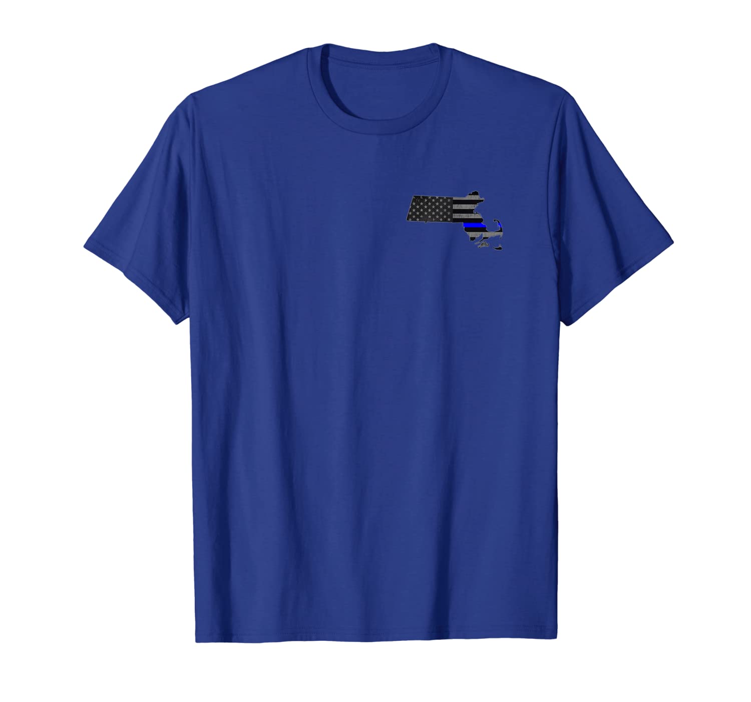 

massachusetts police officer's department t-shirt policemen, White;black