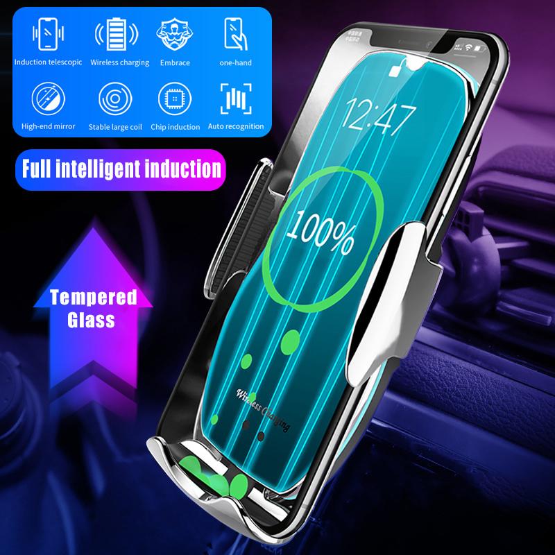 

Cell Phone Mounts & Holders Car Mobile Wireless Charger Bracket Holder Fast Charging Adjustable Safety Protection ND998