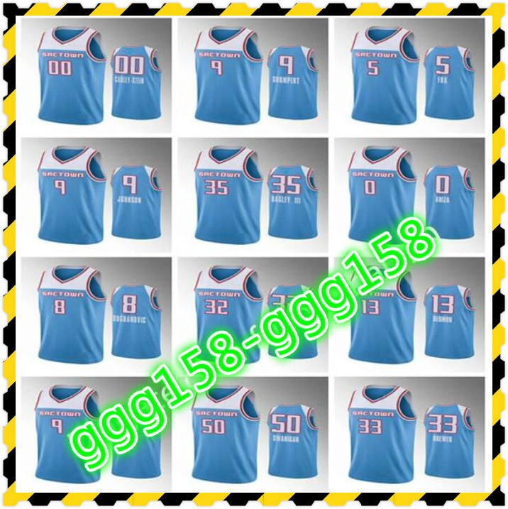 

Print High Quality Men's Women kids Nemanja Bjelica De Aaron Fox Marvin Bagley III Buddy Hield Harrison Barnes Custom Basketball Jersey