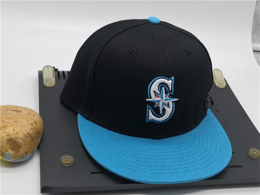 

Top sale Wholesale High Quality Men's Seattle Sport Team Fitted Caps Flat Brim on Field Hats Full Closed Design 7- Size Baseball Gorra