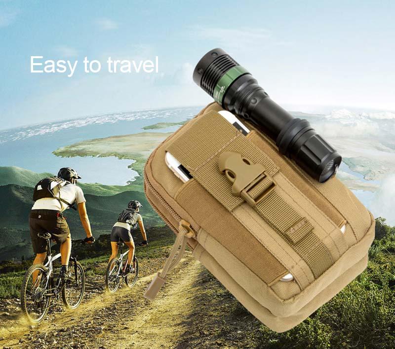 

Climbing Tactical Belt Waist Bag Hunting Waterproof Multi-Functional Waist Bag Walking Camping Oxford Cloth Portable Belt