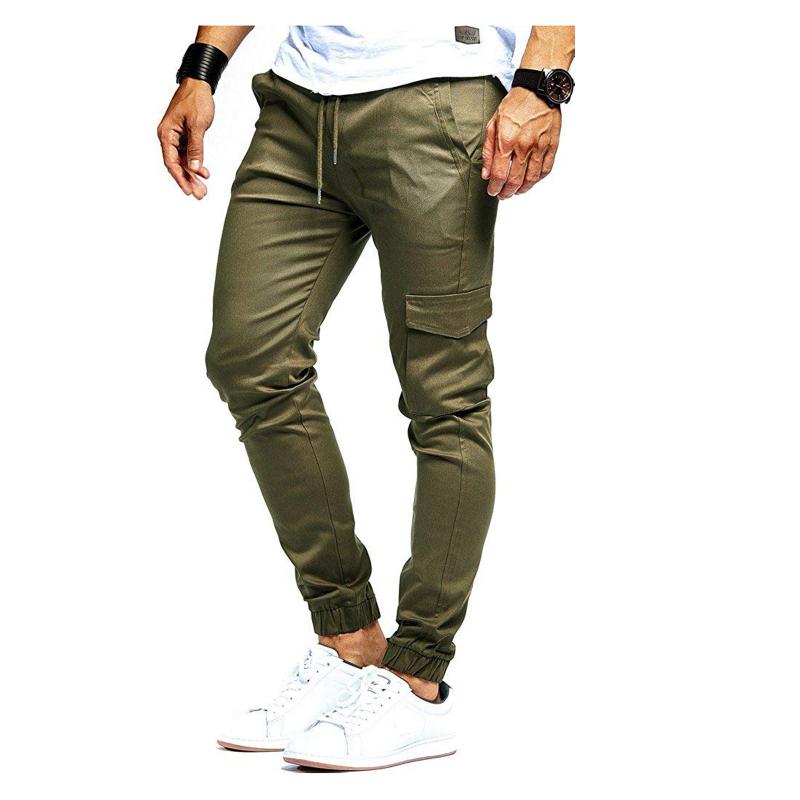 

Men's Pants Fashion Casual Breathable Long Slim Fit Solid Colors Sports Running Joggers Sweatpants Drawstring Trousers#g3, Black