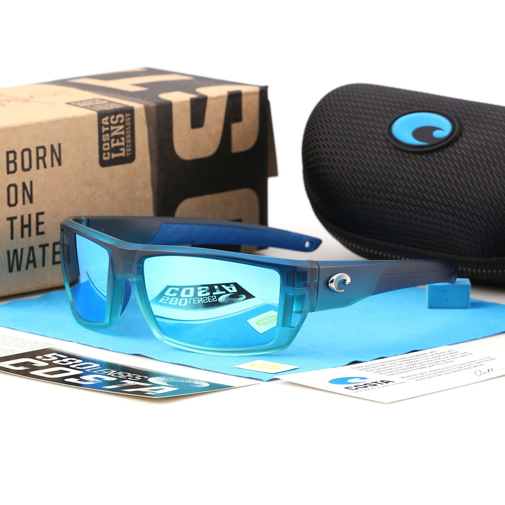 

Designers Sunglasses For Women Costa Sunglasses Mens UV400 580P High-Quality Polarized PC Lens Color Coated TR-90&Silicone Frame - 18089;Sto, White;black