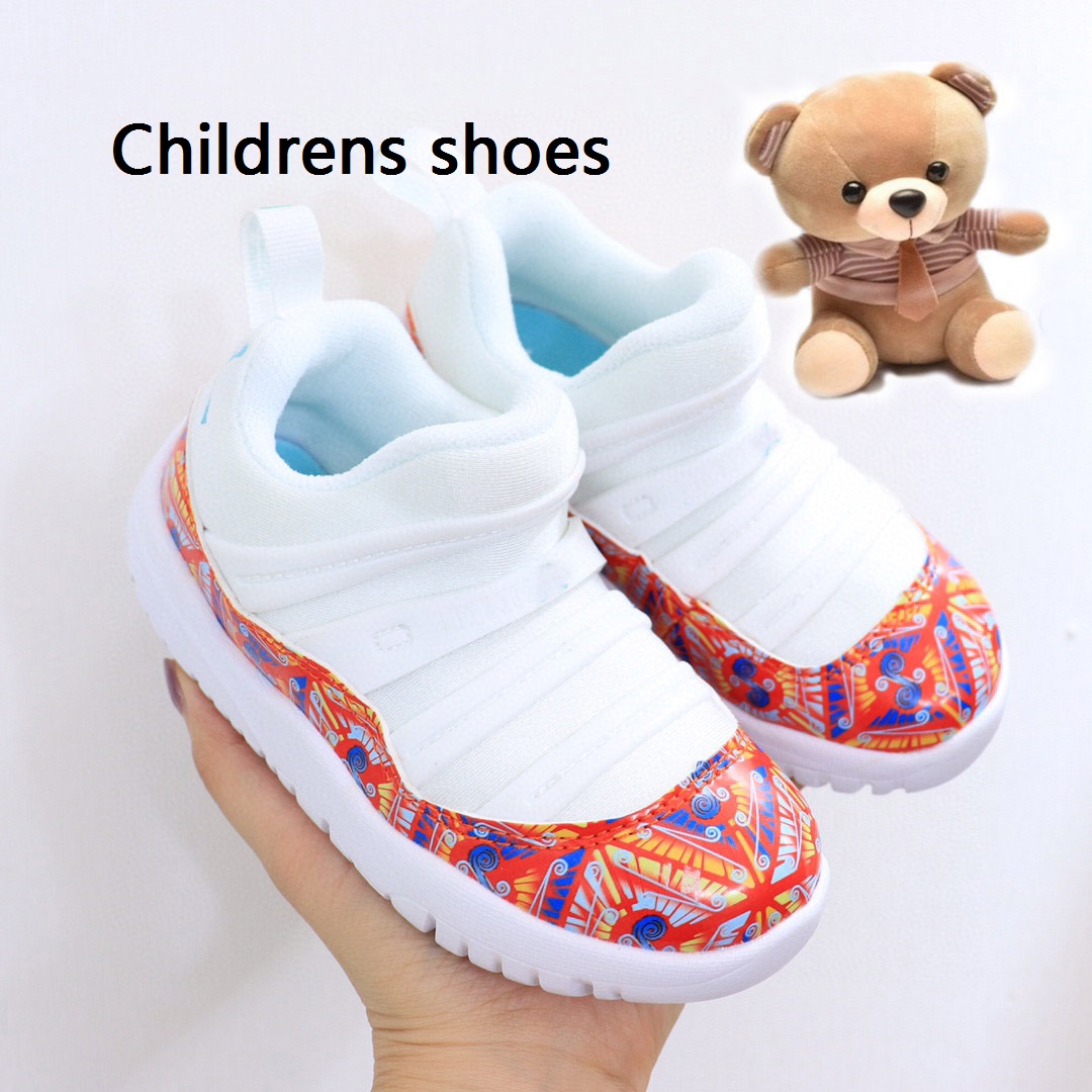 

dunks lace children's shoes be kicked off without taking off kids shoes soft boys girls elastic wear-resistant and breathable sports to