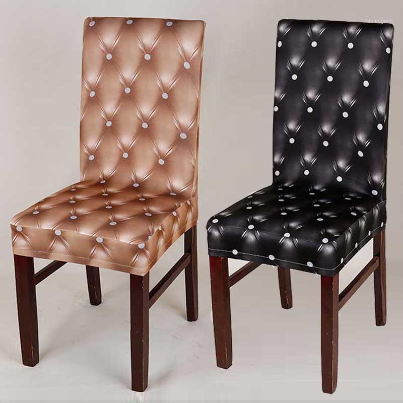 

Chair Cover Spandex ElasticAnti-dirty Stretch Elastic Slipcovers Covers For El Kitchen Dining Room Banquet