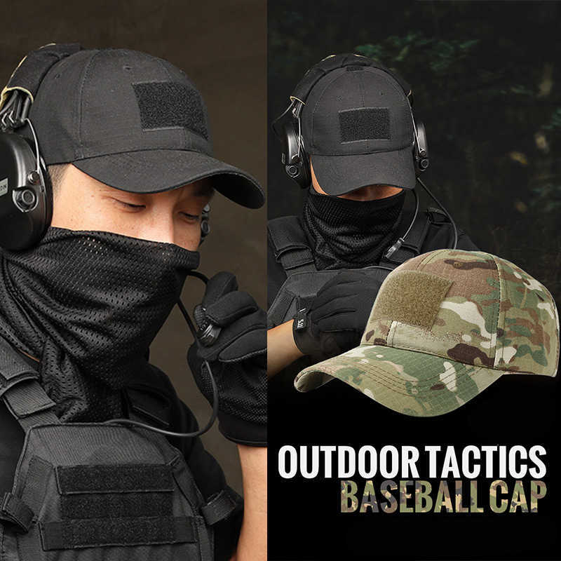 

17 Colors Camo Men's Gorras Baseball Cap Male Bone Masculino Dad Hat Trucker New Tactical Camouflage Snapback 2020, Python black