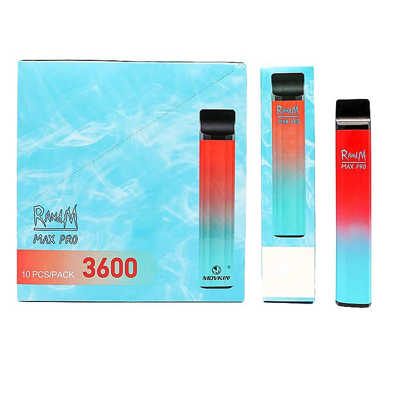 

Newee Authentic RandM Max Pro Disposable Pod Device 3600 Puffs Cartoon Printing Rechargeable 1100mAh Vape Pen