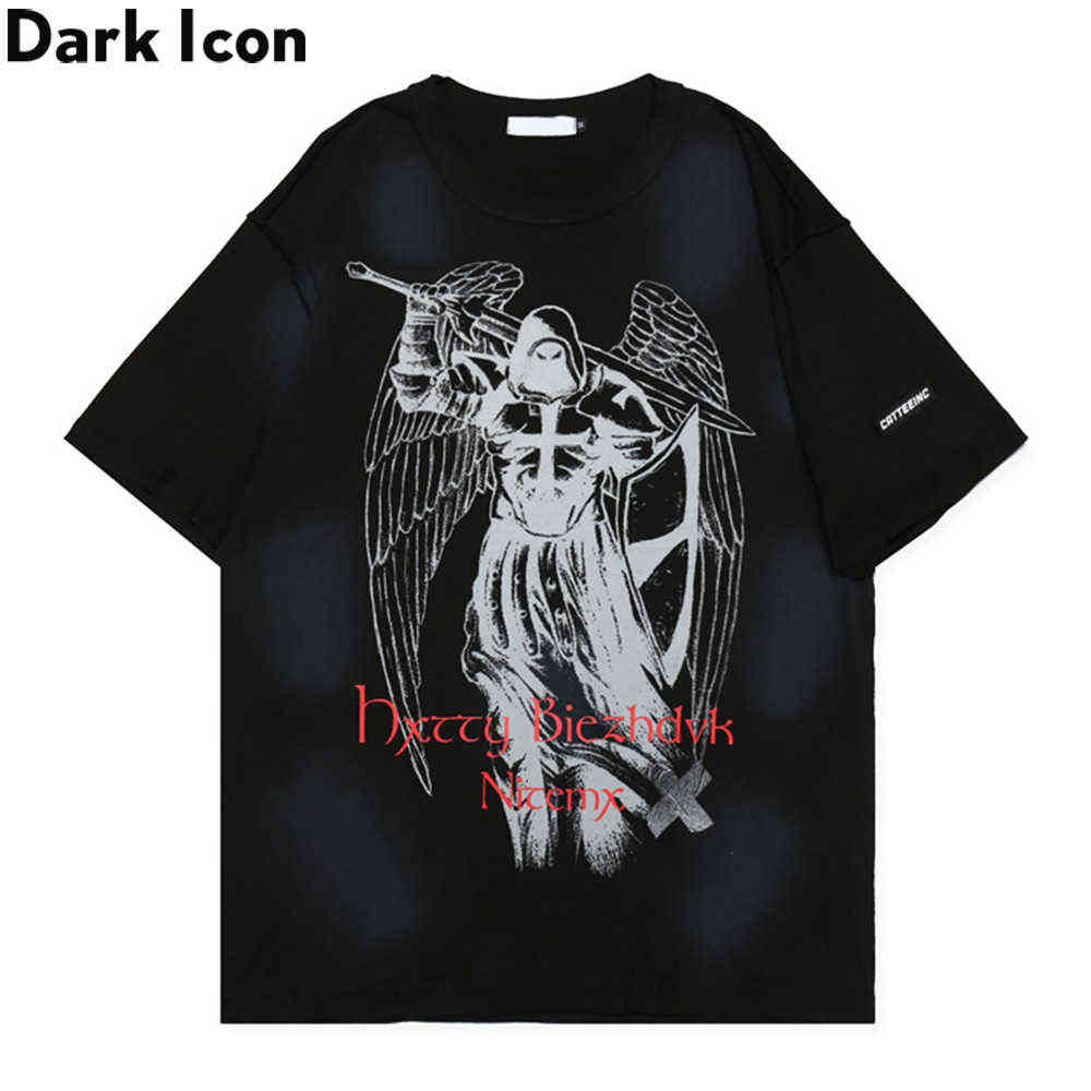 

Orange Tie Dyeing Tshirt for Men Women Summer Short Sleeve Men's T-shirt Male Top 210603