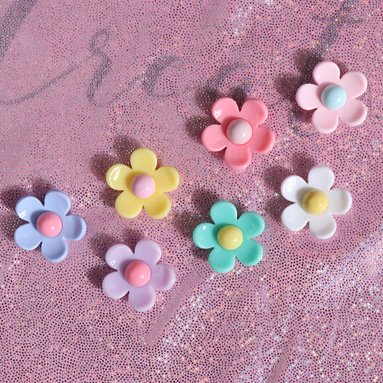 DIY Resin Flower Ornaments Figurines Miniature Children Hair Accessories Storage Box Mobile Phone Case Decorating Materials 1221261-image-707789227