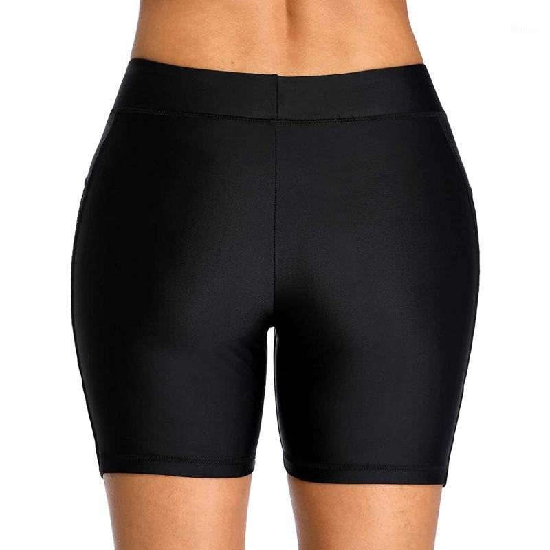 

Women' Swimwear Sexy High Waist Women Bikini Bottom Shorts Quick Dry Bottoms Bathing Suit Beachwear Swimming 5, Black