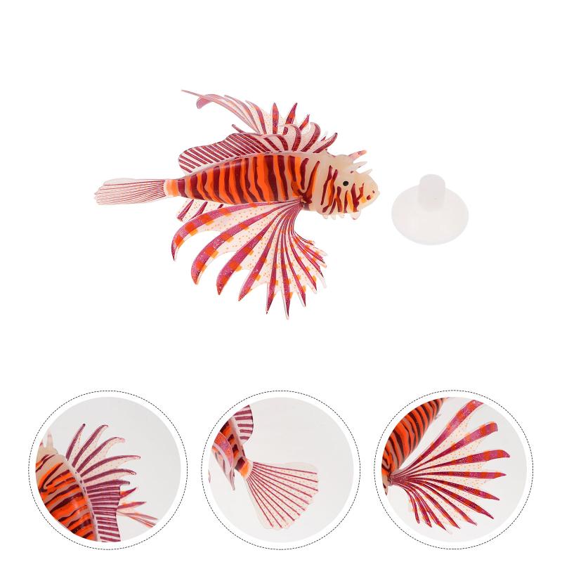 

Cat Toys Simulation Fish Aquarium Ornament Luminous Fake Decor