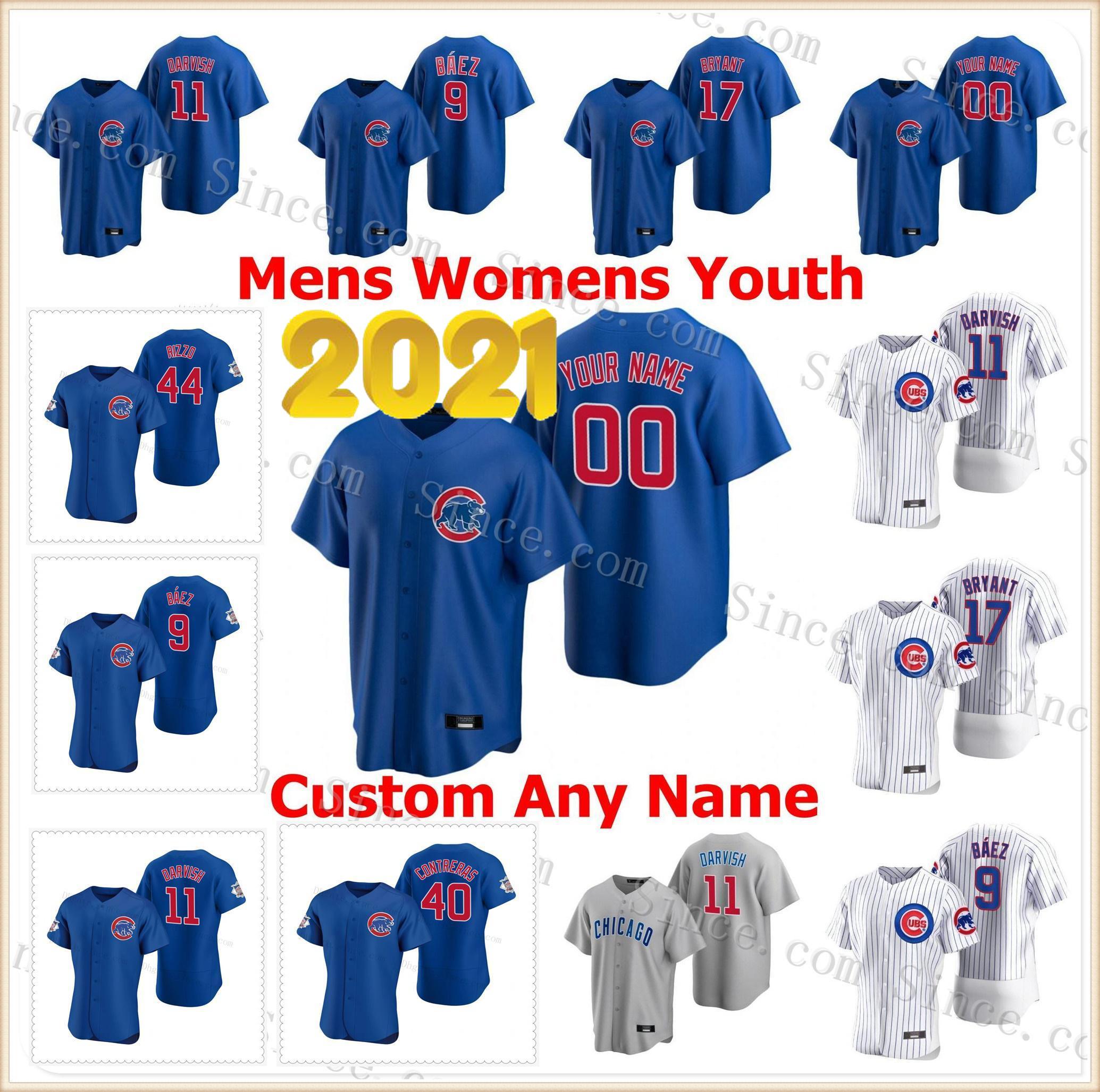 

Mens Womens Youth Chicagor/cub jersey Anthony Rizzo Javier Baez Kris Bryant Schwarber Jason Heyward Albert Almora Jr. Custom Stitched, Blue;black