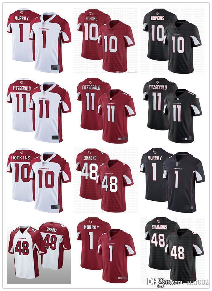 

Mens Women Youth Arizona Cardinals Kyler 1 Murray Black arry 11 Fitzgerald DeAndre Jerseys 10 Hopkins Football Isaiah 48 Simmons, Black;red