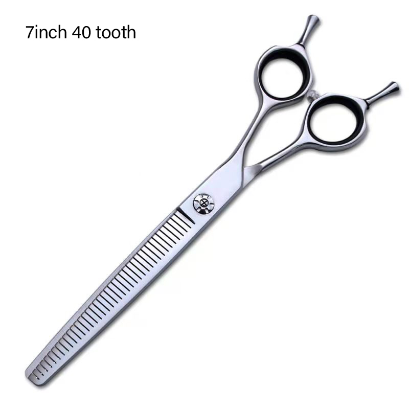 

Pet Grooming Scissor Piano  Dog Hair Cutting Shears, Silver color