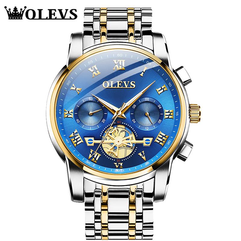 

Wristwatches 2021 Men Watch Quartz Business Top Men's Wristwatch Gold Classic Waterproof Wrist Watches, Black